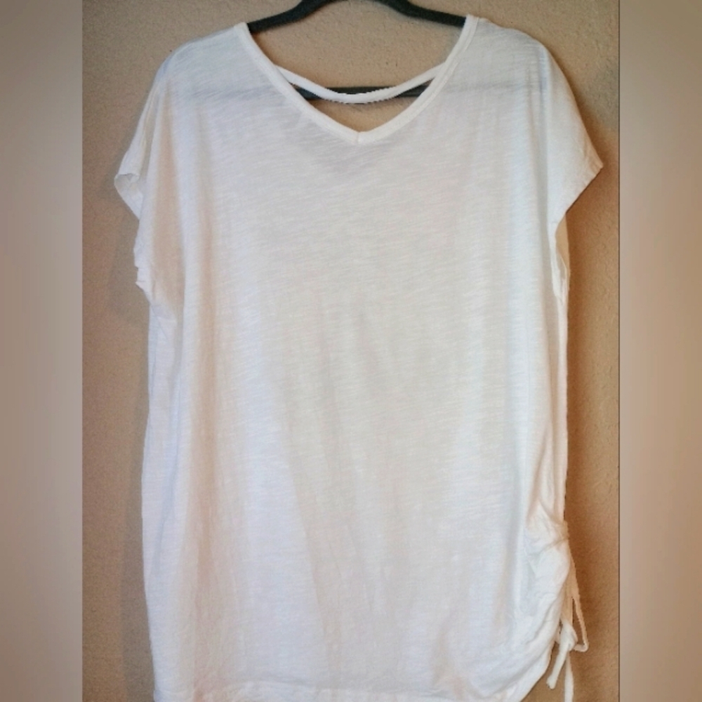 Live❤️Well Action Women's V-Neck Short Sleeve Tee Graphic T-Shirt size XL - Picture 5 of 8